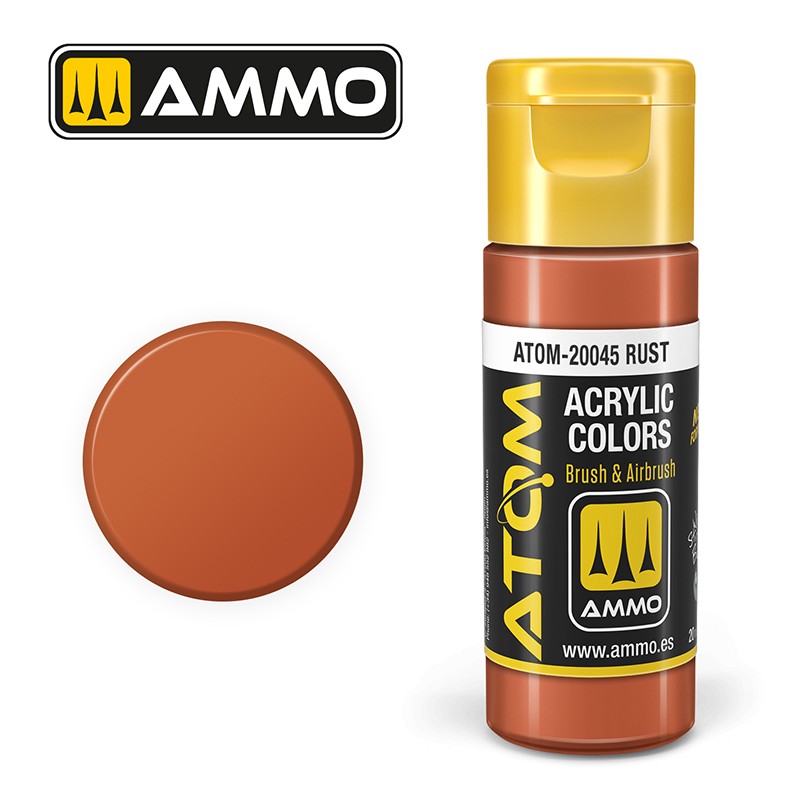 Ammo ATOM Color Rust FS12215 akrilna boja za makete

Boja rđe za modelarstvo