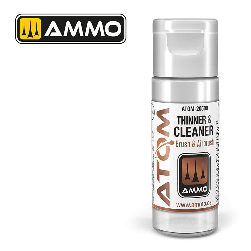 Ammo ATOM Thinner and Cleaner razređivač za akrilne boje

Razređivač za atom boje i airbrush
