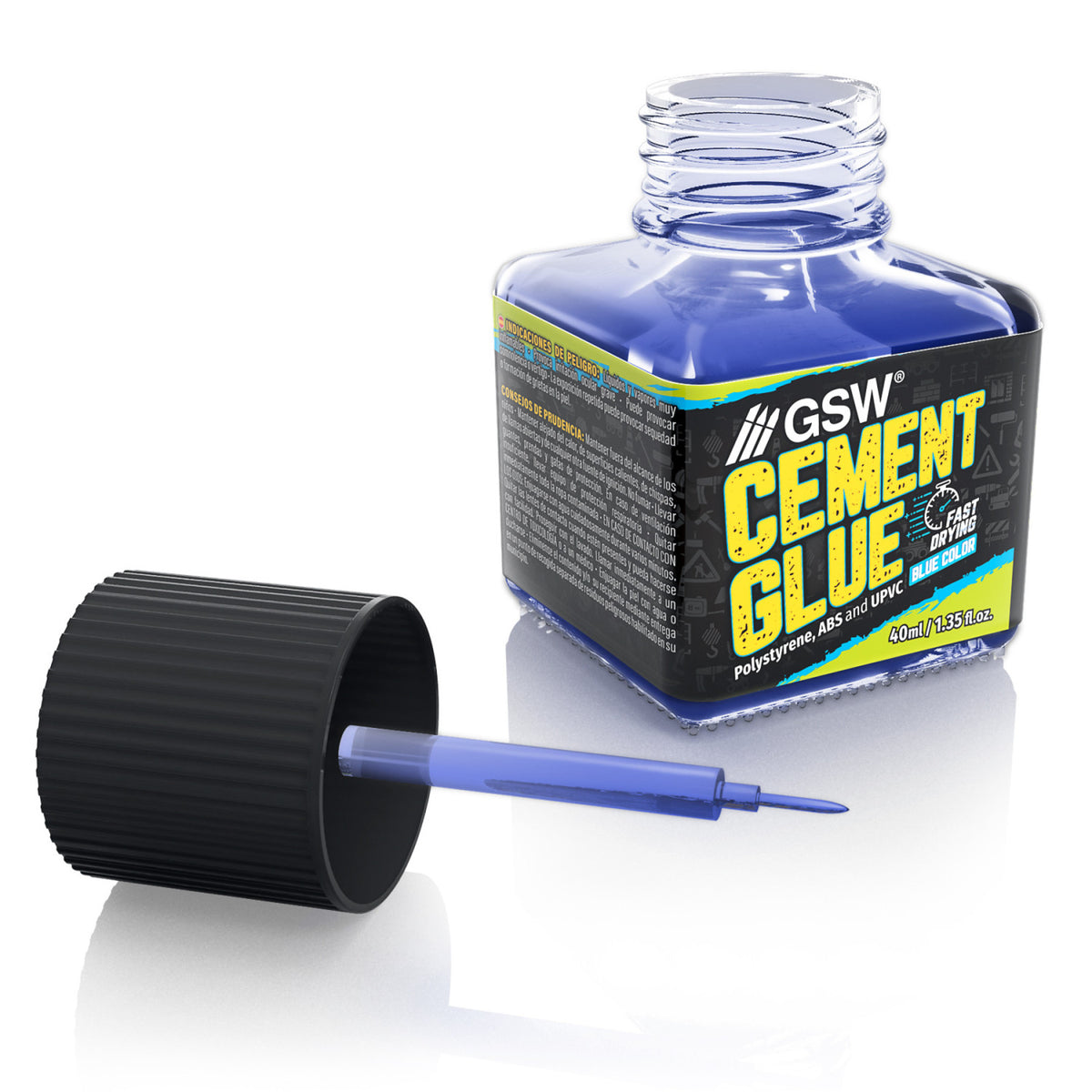 Blue Cement Glue 40ml | Plavi lepak za plastiku