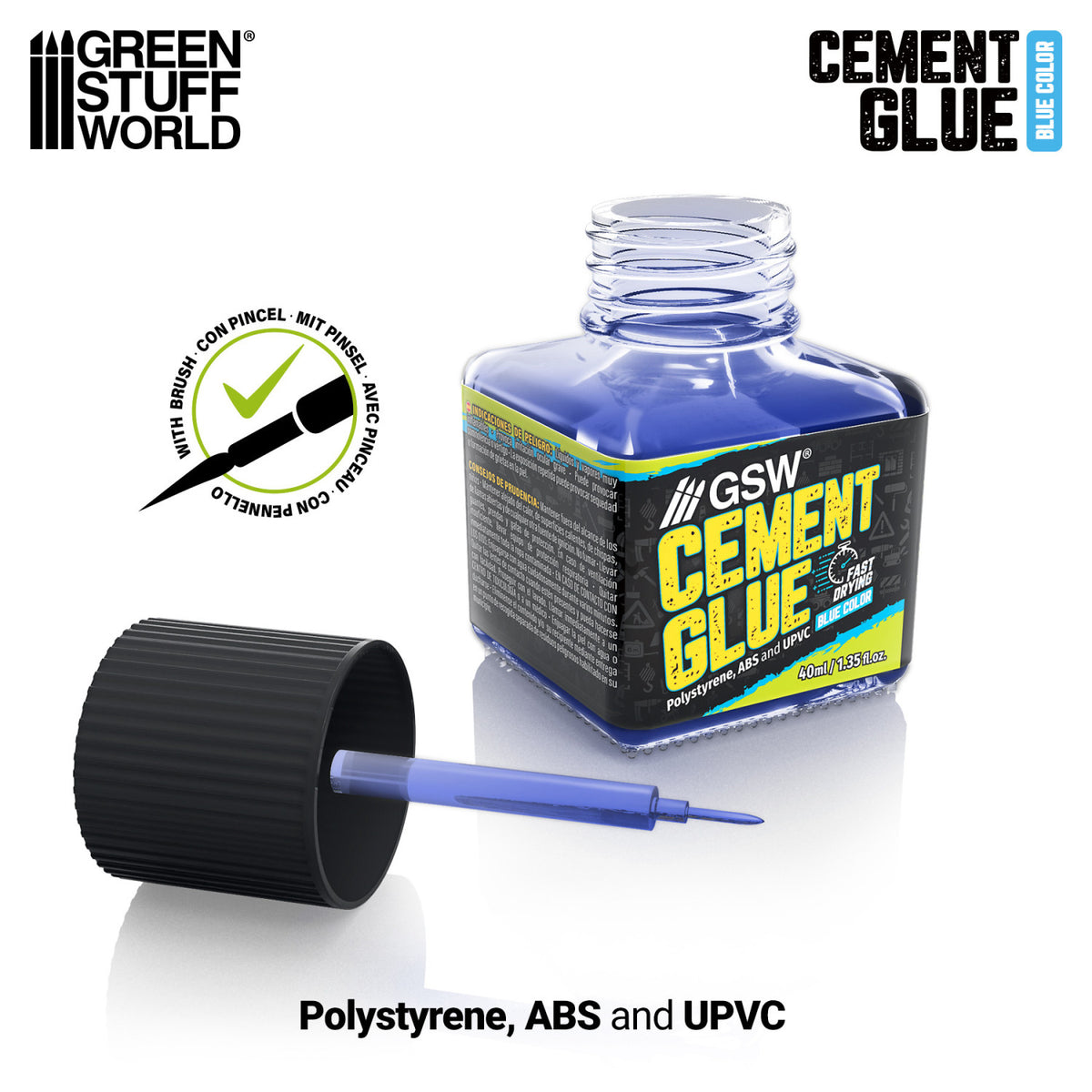 Blue Cement Glue 40ml | Plavi lepak za plastiku
