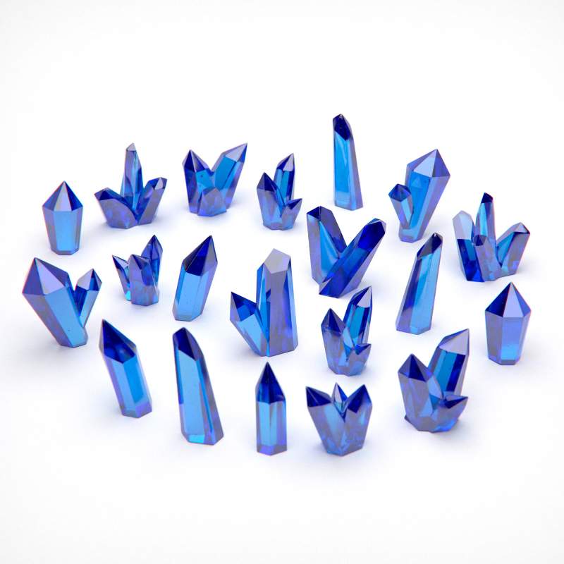 Blue Resin Crystals Large | Plavi smolasti kristali veliki 15-20mm (20 kom)