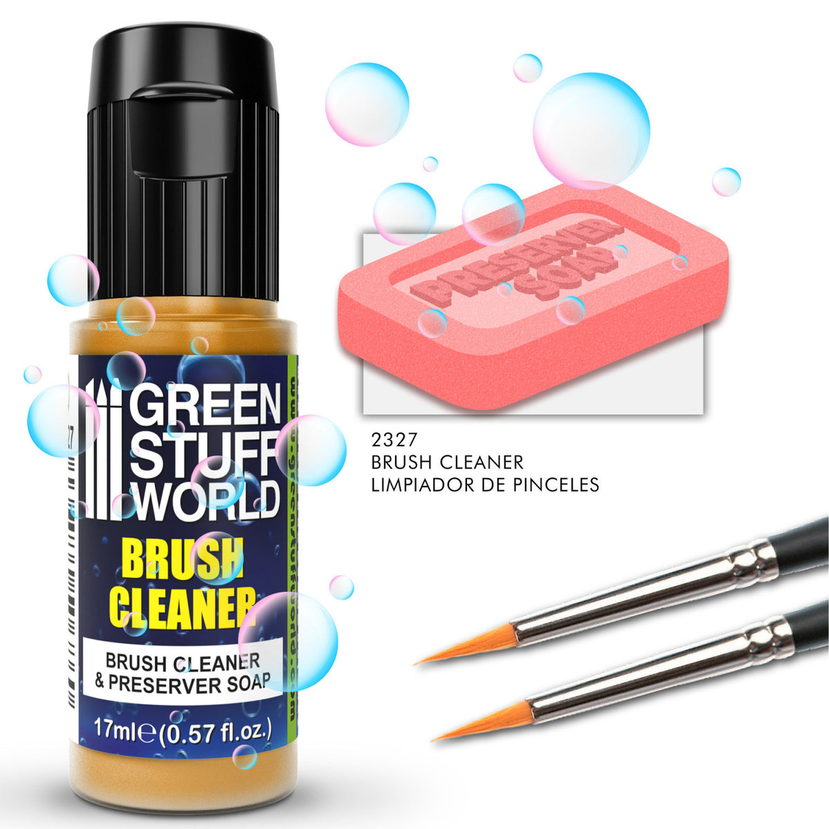 Detalj Brush Soap Cleaner and Preserver – čišćenje četkica bez oštećenja vlakana