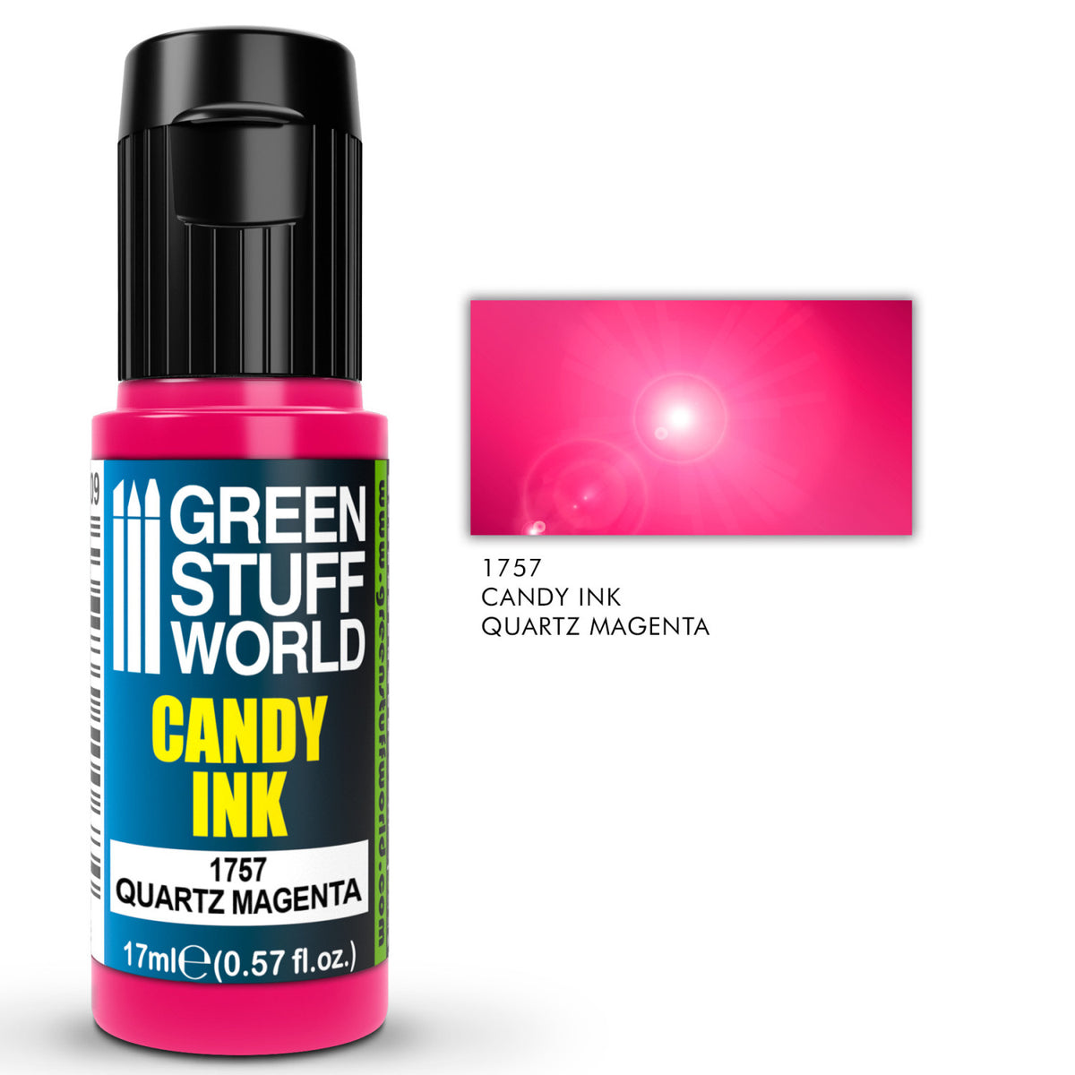 Detalj Candy Ink Quartz Magenta – intenzivna magenta akrilna tinta za airbrush i fine efekte