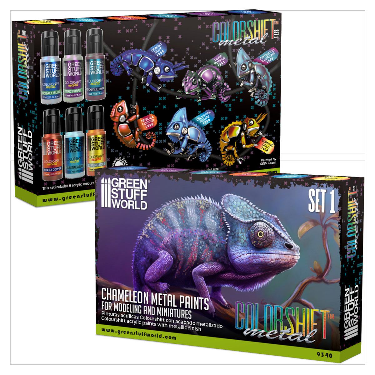Chameleon metalik boje za airbrush i četkicu – efekat promene boje