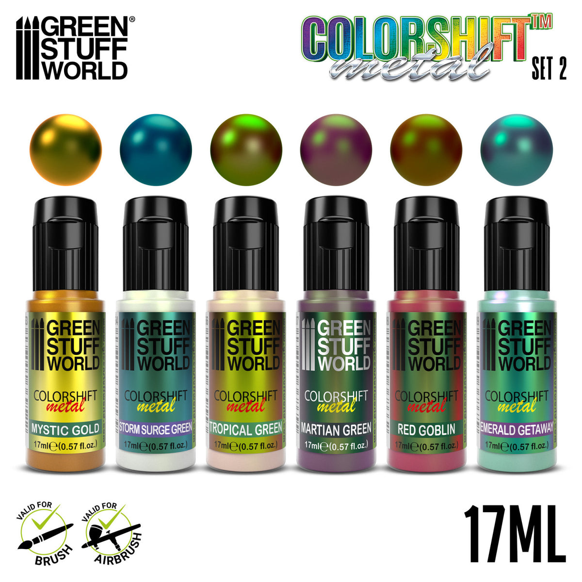 Set akrilnih colorshift boja sa promenom boje za modele i figure