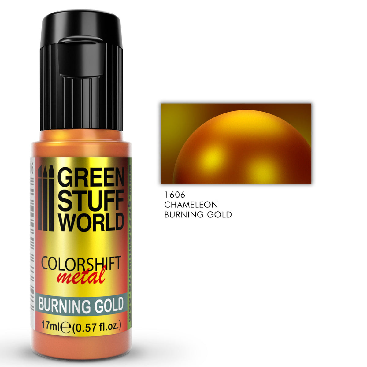 Burning Gold chameleon akrilna boja – colorshift efekat na modelu