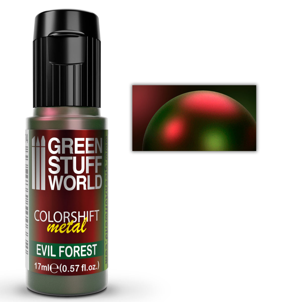 Evil Forest Colorshift Chameleon Paint 17ml – metalik boja sa zelenim prelaznim efektom