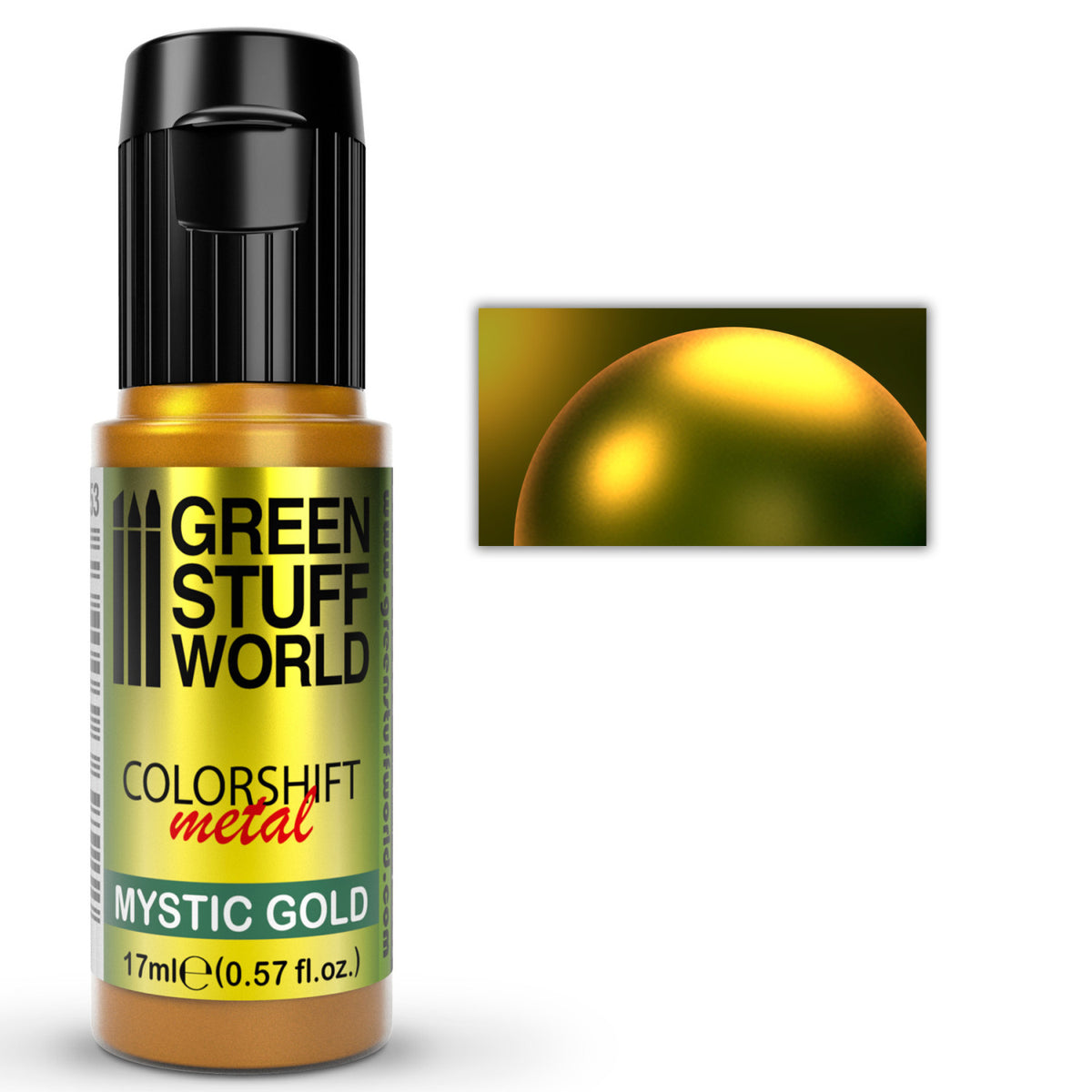 Chameleon Paint Mystic Gold – akrilna kameleon boja Mystic Gold sa efektom promene nijanse u zavisnosti od svetlosti i ugla