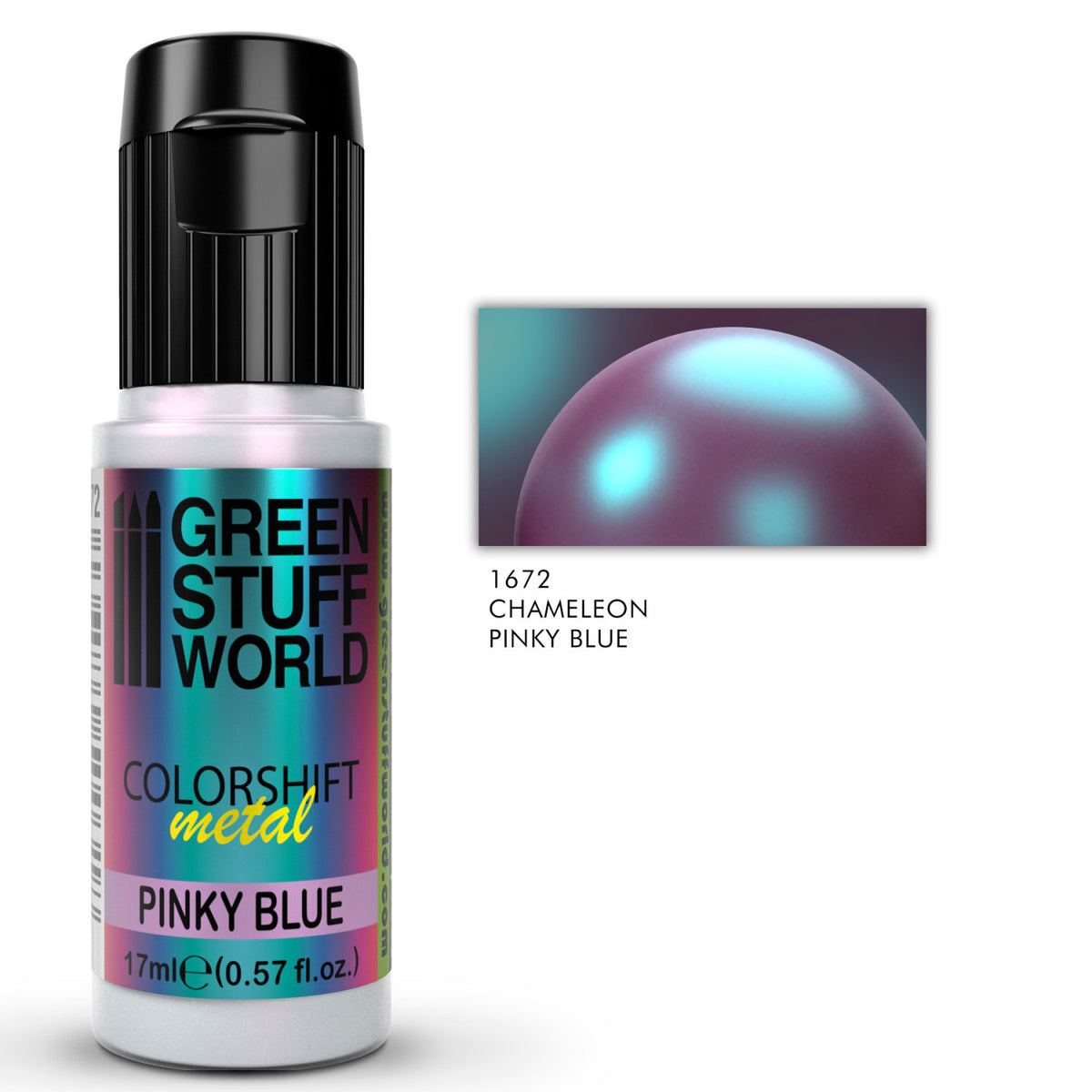 Pinky Blue chameleon akrilna boja – colorshift efekat na modelu