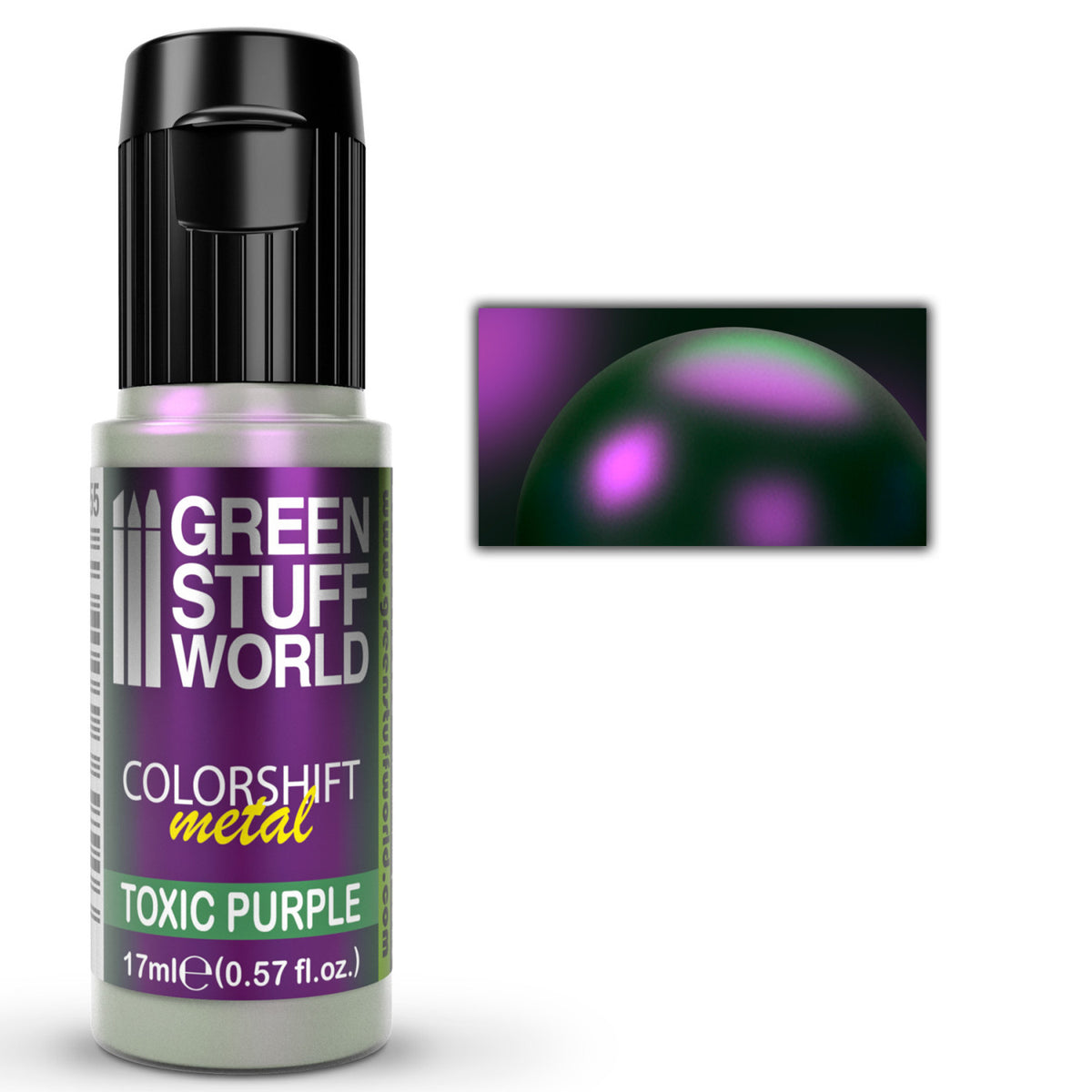 Toxic Purple Colorshift Chameleon Paint 17ml – metalik boja sa efektom promene nijanse