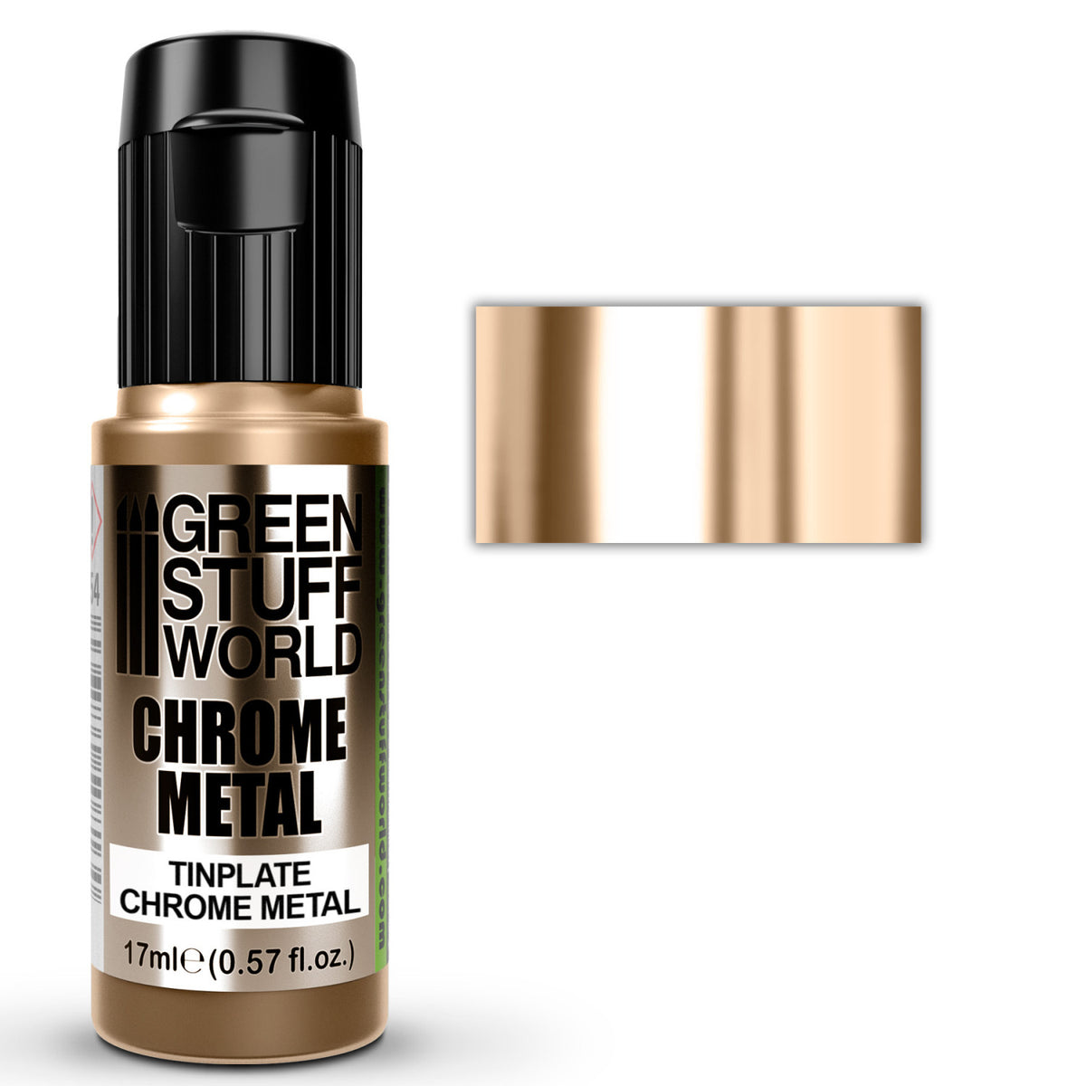 Chrome Paint Tinplate 17ml | Hrom boja lim efekat