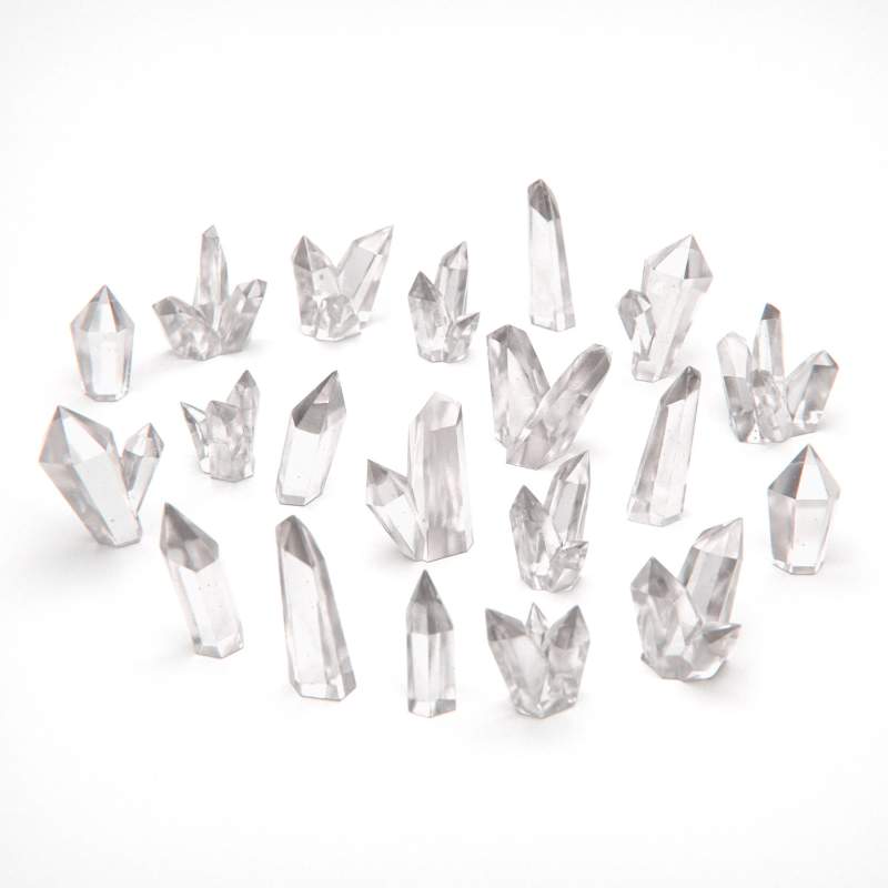 Clear Resin Crystals Large | Providni smolasti kristali veliki 15-20mm (20 kom)