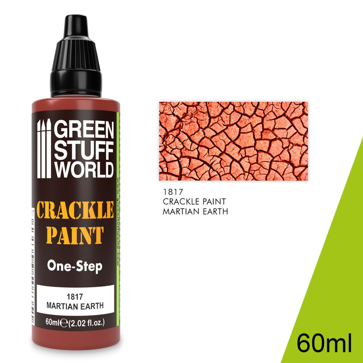 Martian Earth Crackle Paint 60ml | Pucajuća boja Martian Earth 60ml