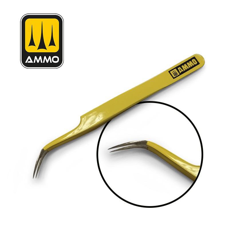Ammo Curved Tweezers pinceta za modelarstvo

Zakrivljena pinceta za makete
