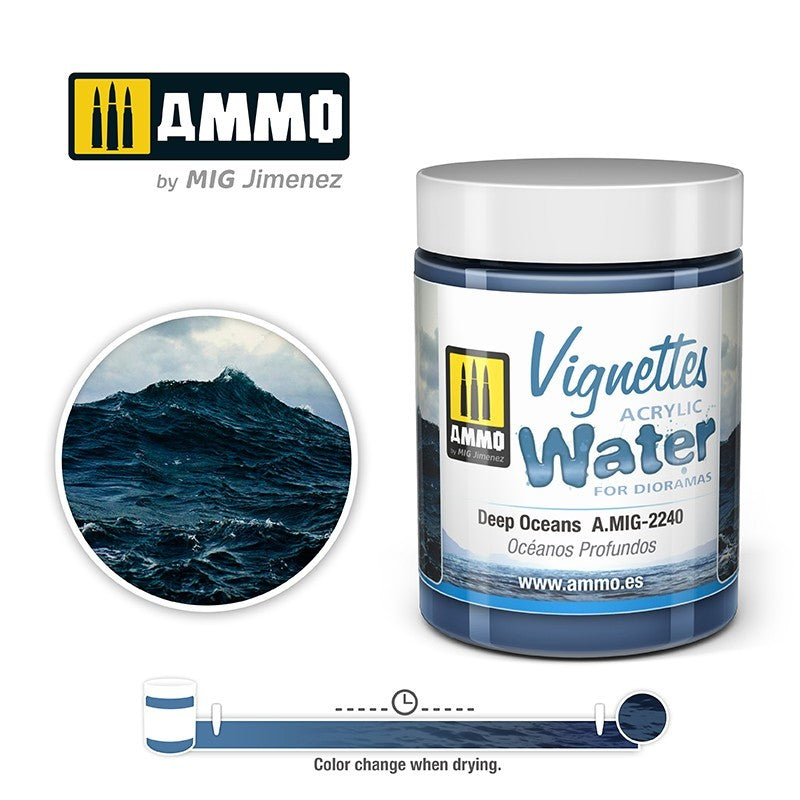 Ammo Vignettes Deep Oceans tekstura mora za makete

Duboko more za diorame i pomorske scene