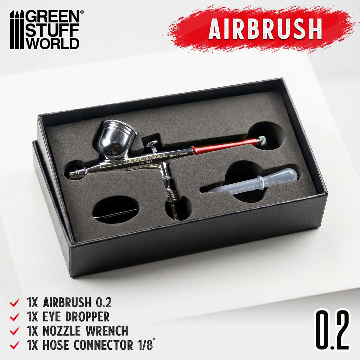 Dual Action Airbrush 0.2mm | Aerograf 0,2mm