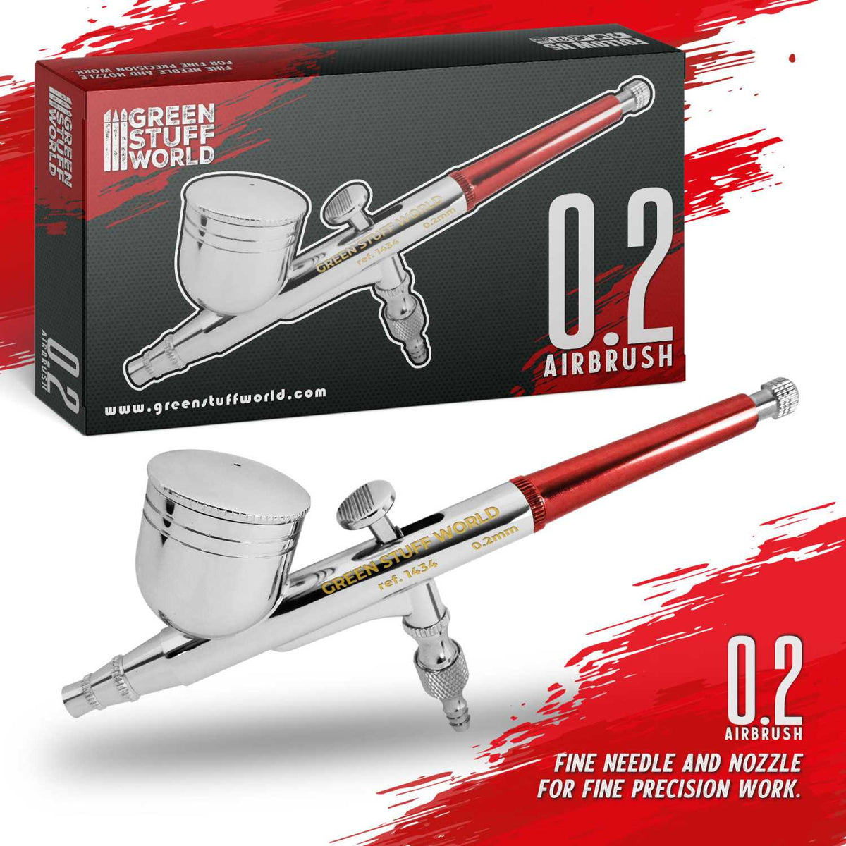 Dual Action Airbrush 0.2mm | Aerograf 0,2mm