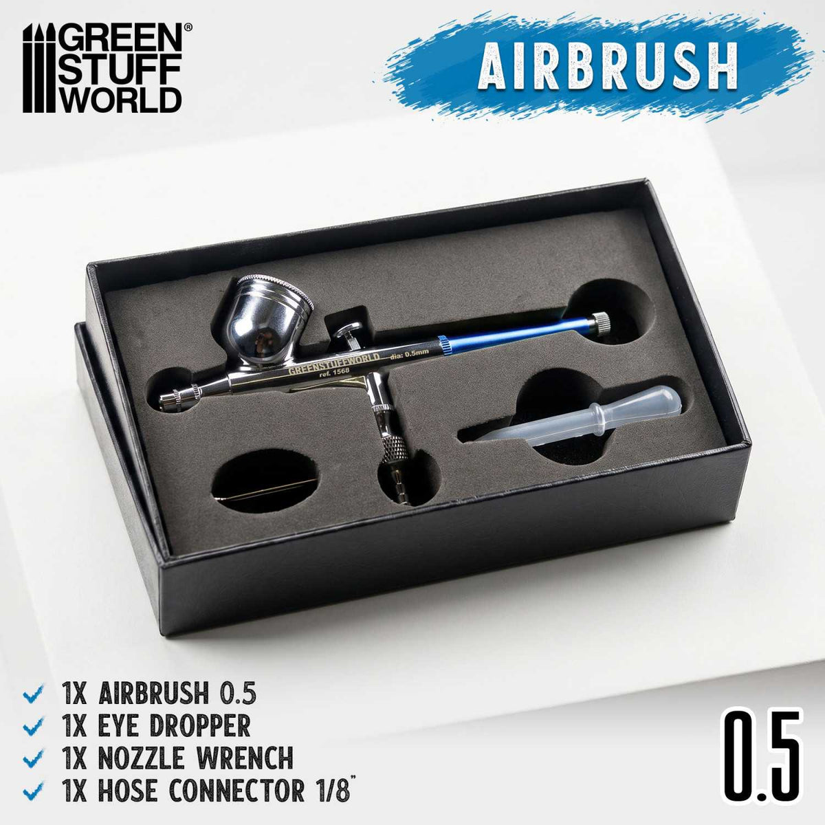 Dual Action Airbrush 0.5mm | Aerograf 0,5 mm