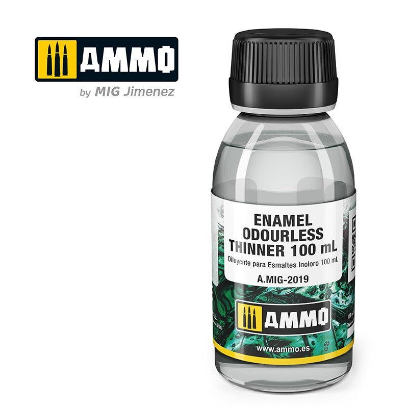 Ammo Enamel Odourless Thinner 100ml razređivač za makete

Bezmirisni razređivač za enamel boje i wash
