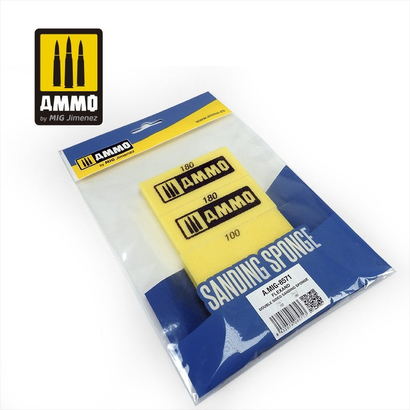 Ammo Flex Double-Sided Sanding Sponge brusni sunđeri za makete

Dvostrani brusni sunđeri za modelarstvo