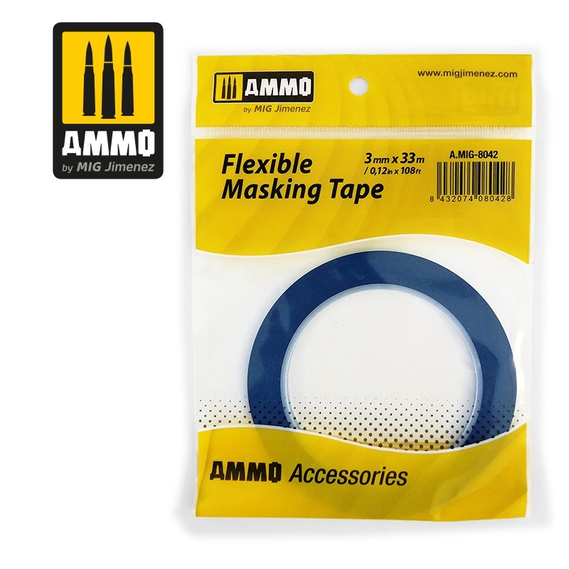 Ammo Flexible Masking Tape 3mm x 33m maskirna traka za makete