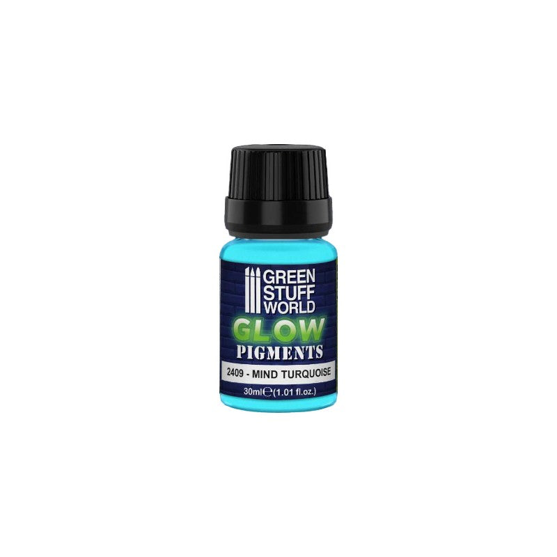 Glow in the Dark Pigment Mind Turquoise 30ml | Pigment koji svetli u mraku Mind Turquoise 30ml