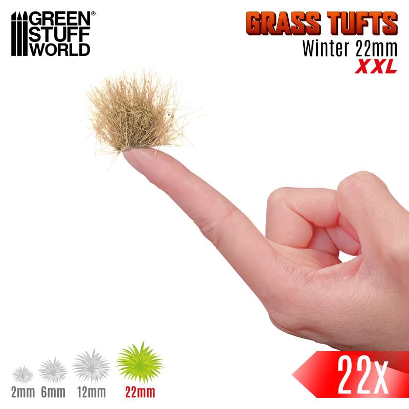 Grass Tufts XXL 22mm Winter | Buseni trave XXL 22mm zimski