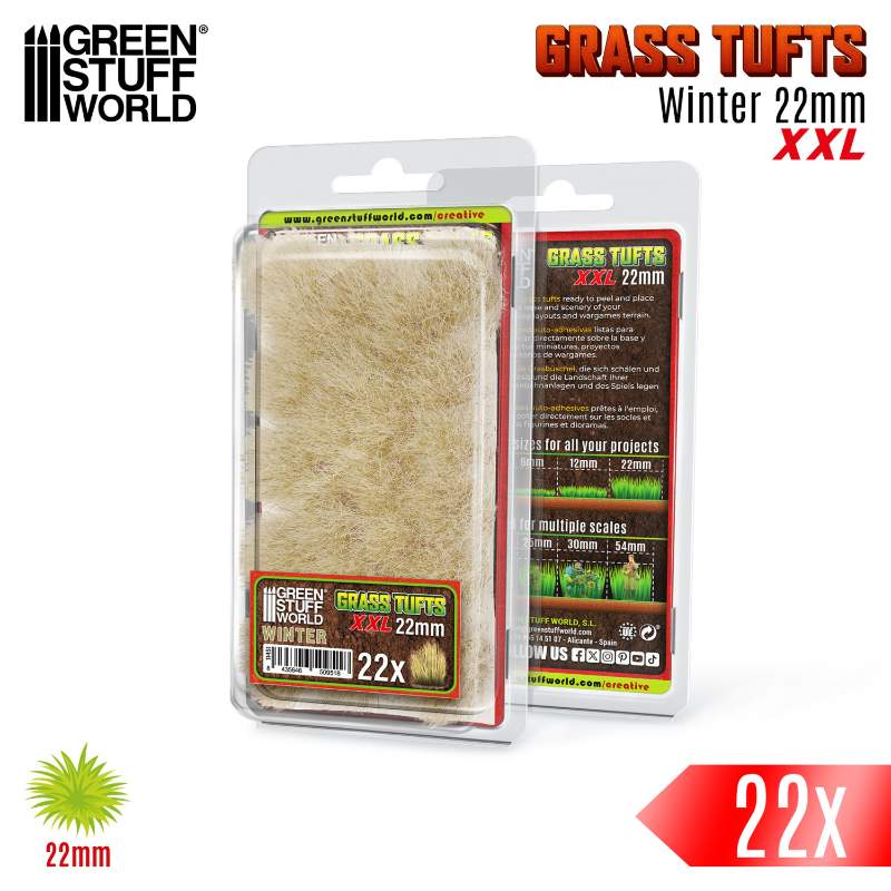 Grass Tufts XXL 22mm Winter | Buseni trave XXL 22mm zimski