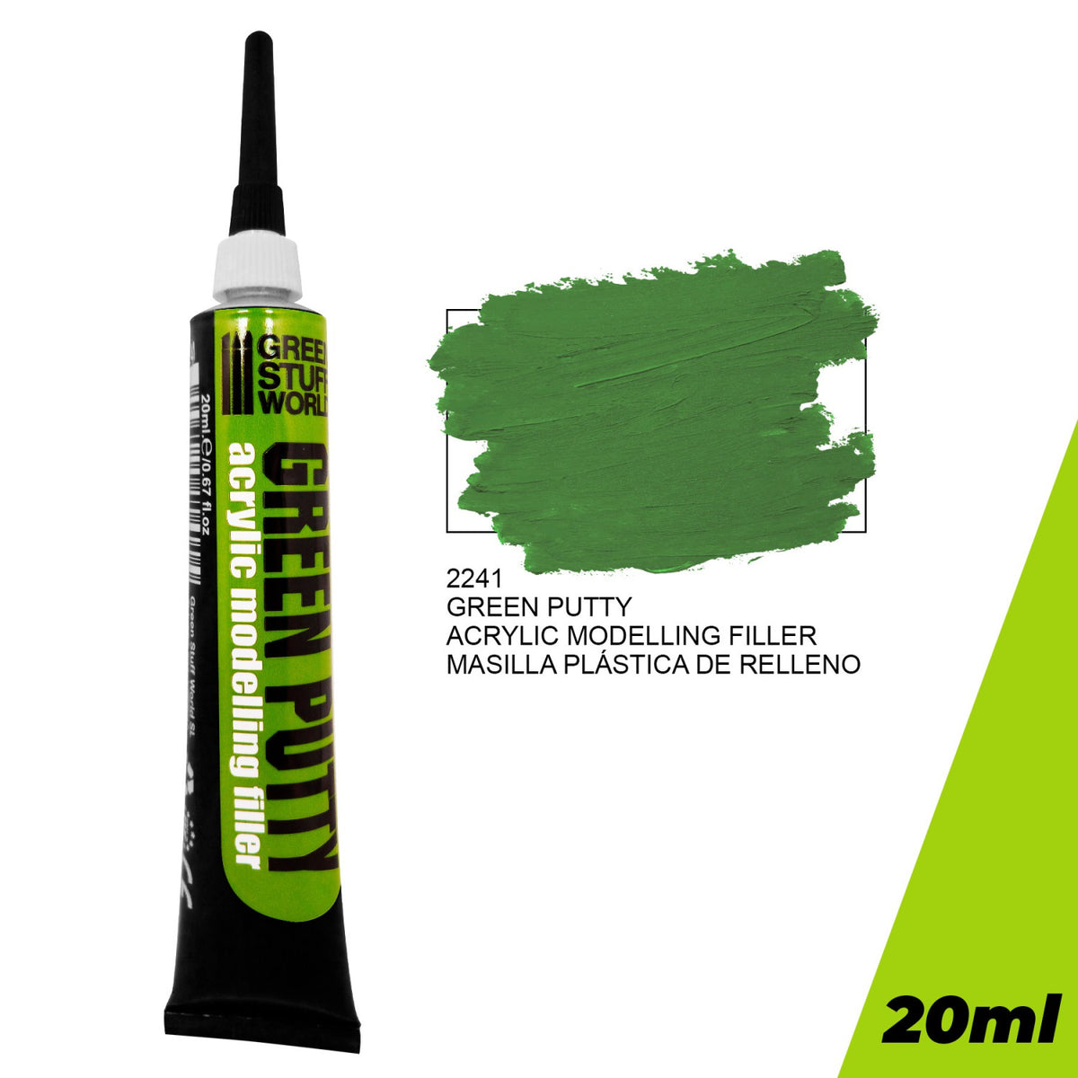 Acrylic GREEN PUTTY 20ml |