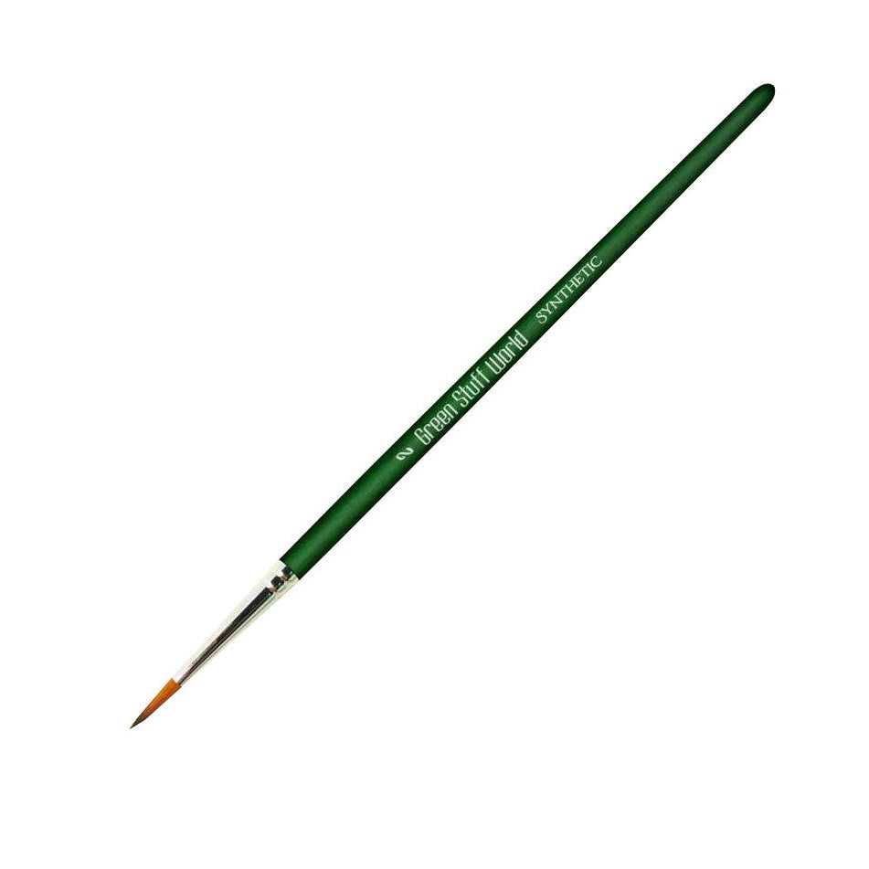 Green Series Synthetic Brush Size 2 – sintetička modelarska četkica veličine 2 za precizno farbanje minijatura