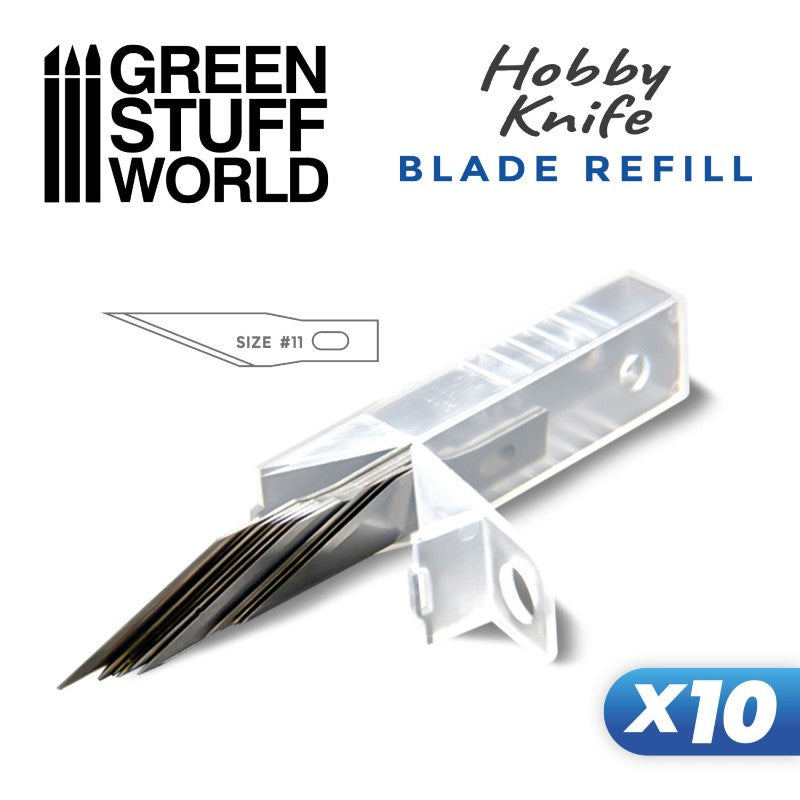 Mini Hobby Cutter Blades Pack x10 Size 11 | Rezervna sečiva 10 kom size 11