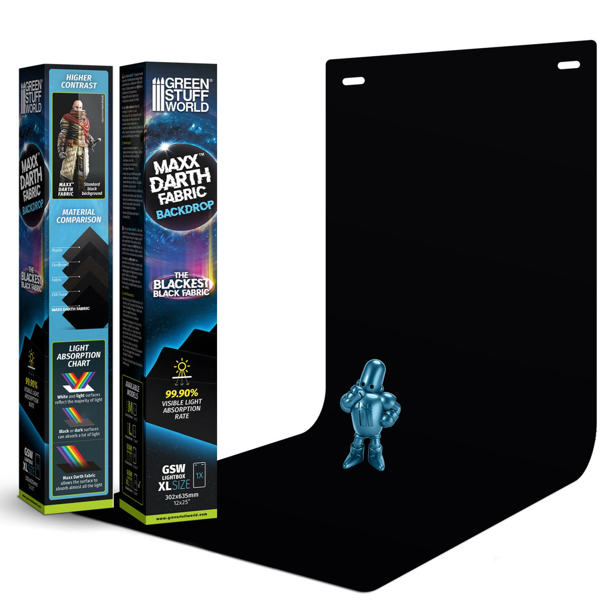 Black Maxx Darth Backdrop - Large Lightbox | Ultra Crna Pozadina za Lightbox