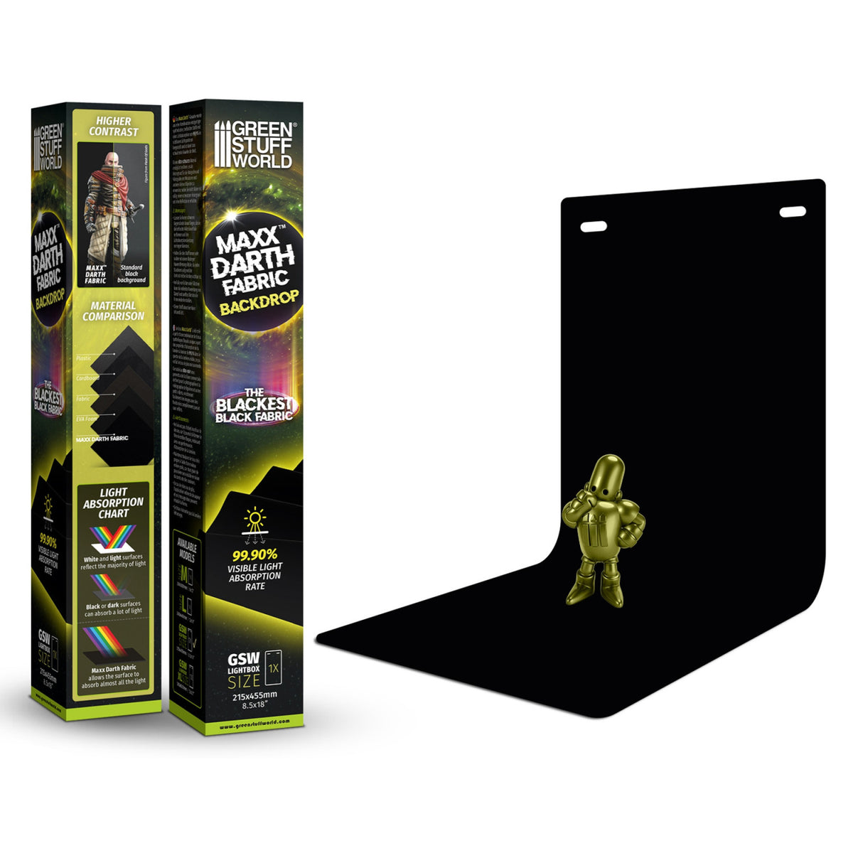 Black Maxx Darth Backdrop - Small Lightbox | Ultra Crna Pozadina za Lightbox
