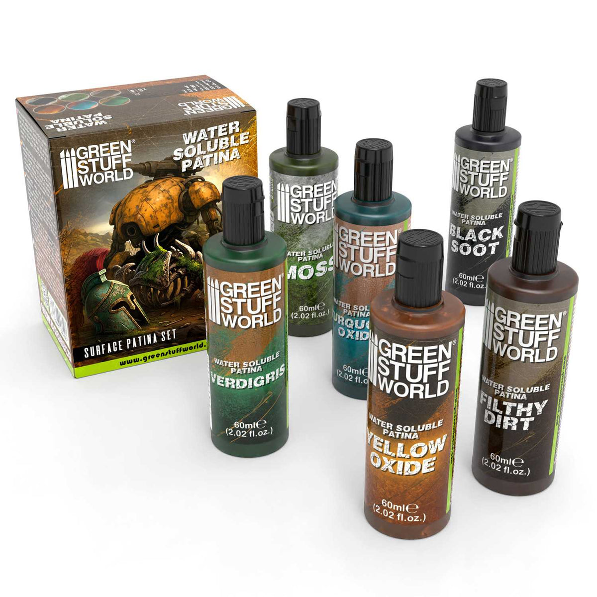 Water Soluble Patina set (Pack x6) | Veliki Set za Patiniranje