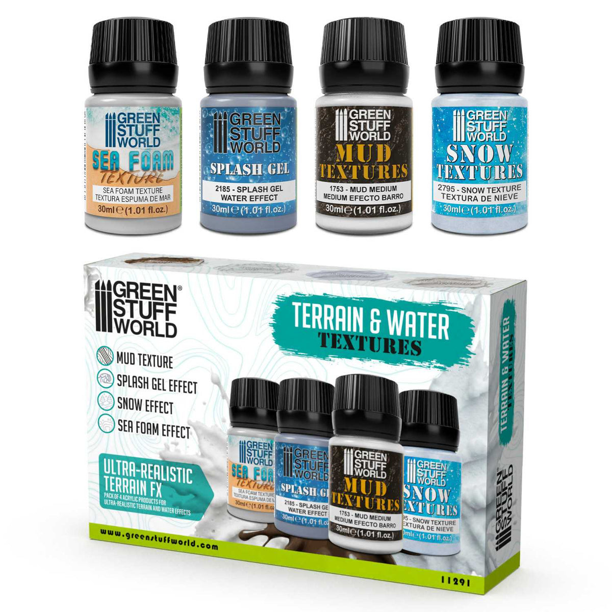 Texture Series Set 30ml - Water Texture 30ml (Pack x4)