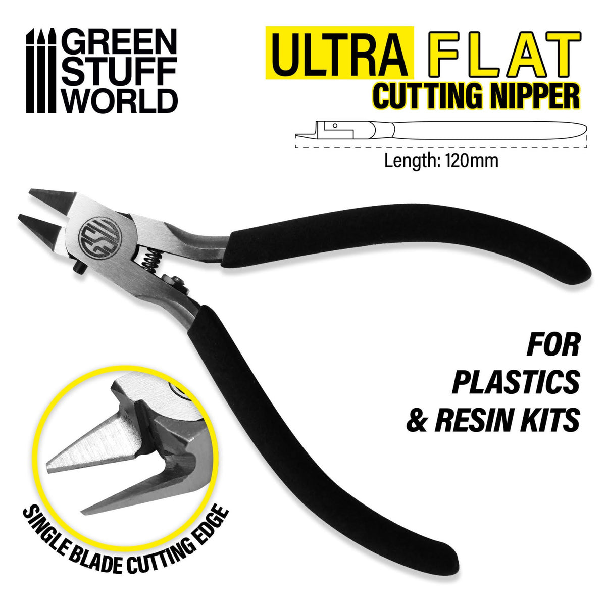 ULTRA FLAT Side Blade Nipper - Ravne Makaze za Plastiku
