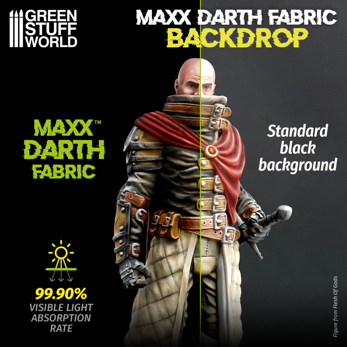 Black Maxx Darth Backdrop - Small Lightbox | Ultra Crna Pozadina za Lightbox