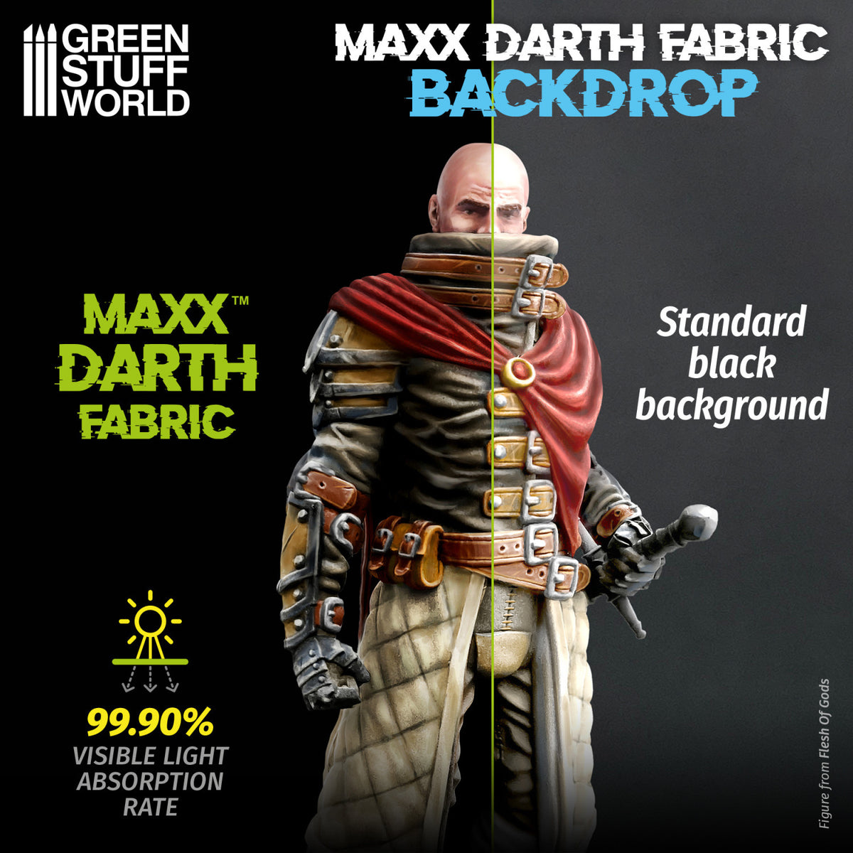 Black Maxx Darth Backdrop - Large Lightbox | Ultra Crna Pozadina za Lightbox