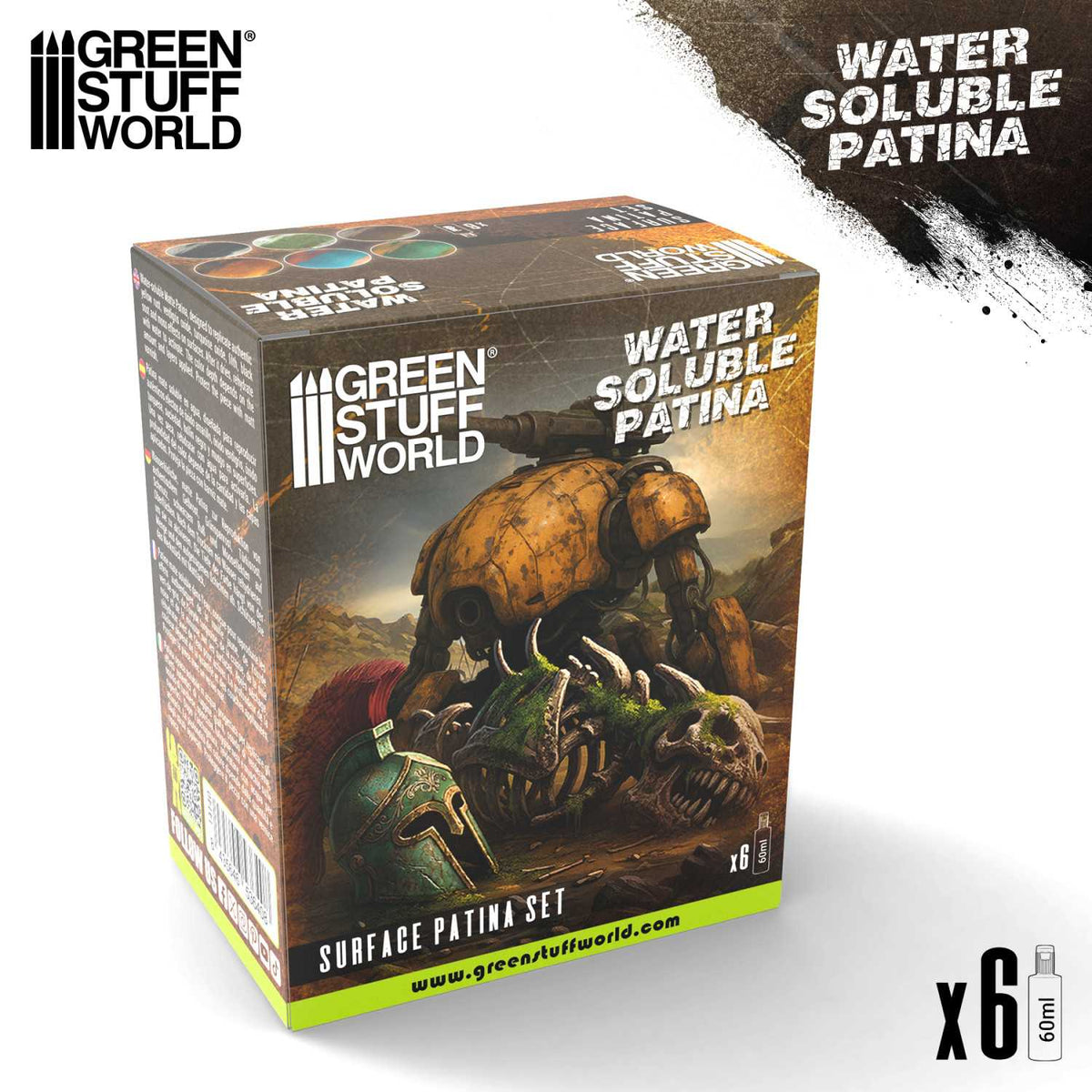 Water Soluble Patina set (Pack x6) | Veliki Set za Patiniranje