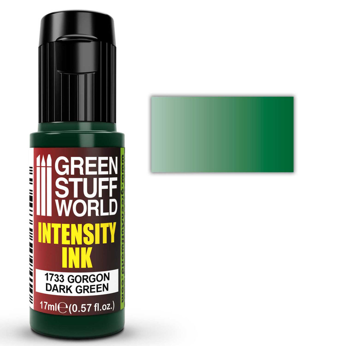 Intensity Ink Gorgon Dark Green 17ml – mat akrilna tinta za minijature