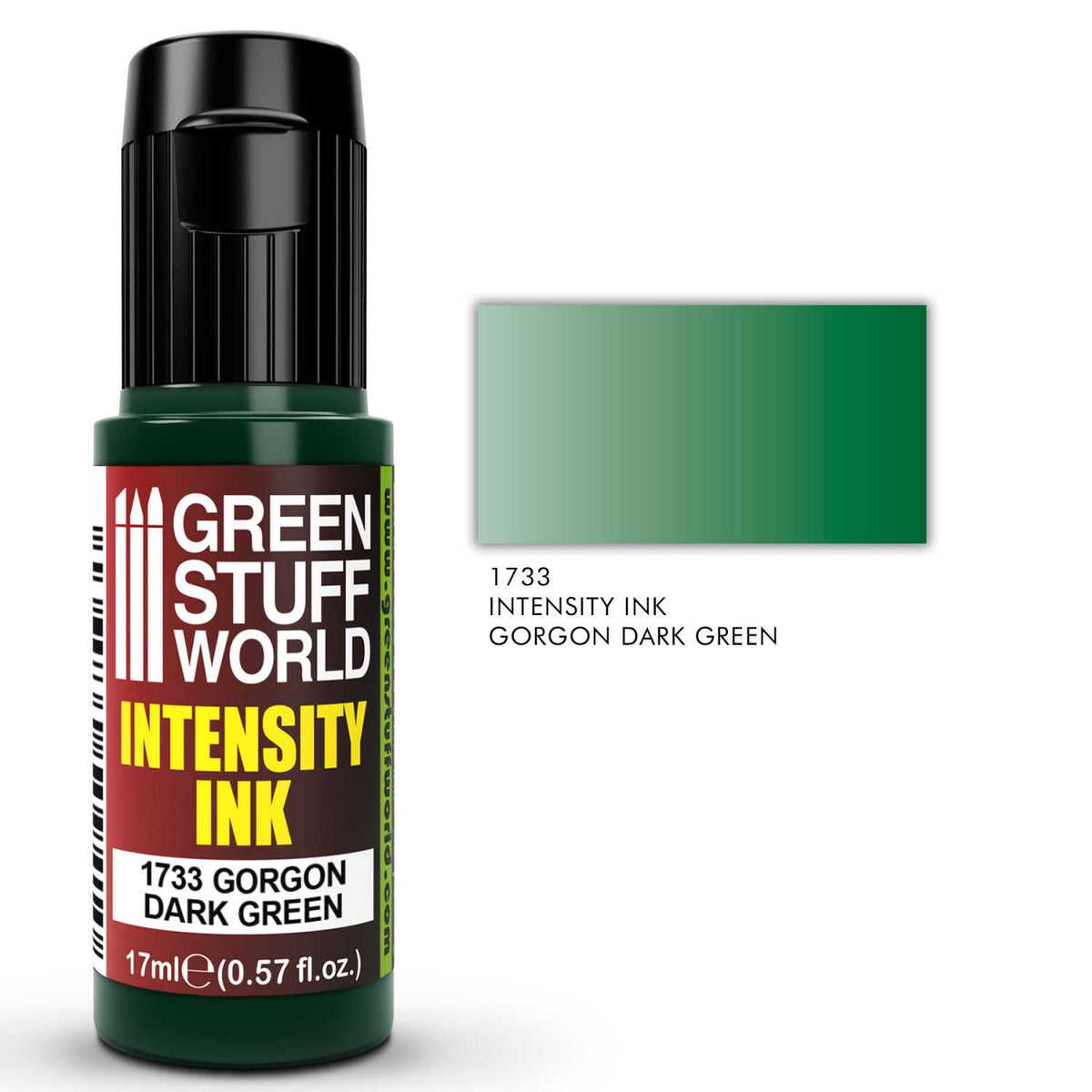 Gorgon Dark Green akrilna tinta – intenzivna tamno zelena boja za senčenje i glaziranje