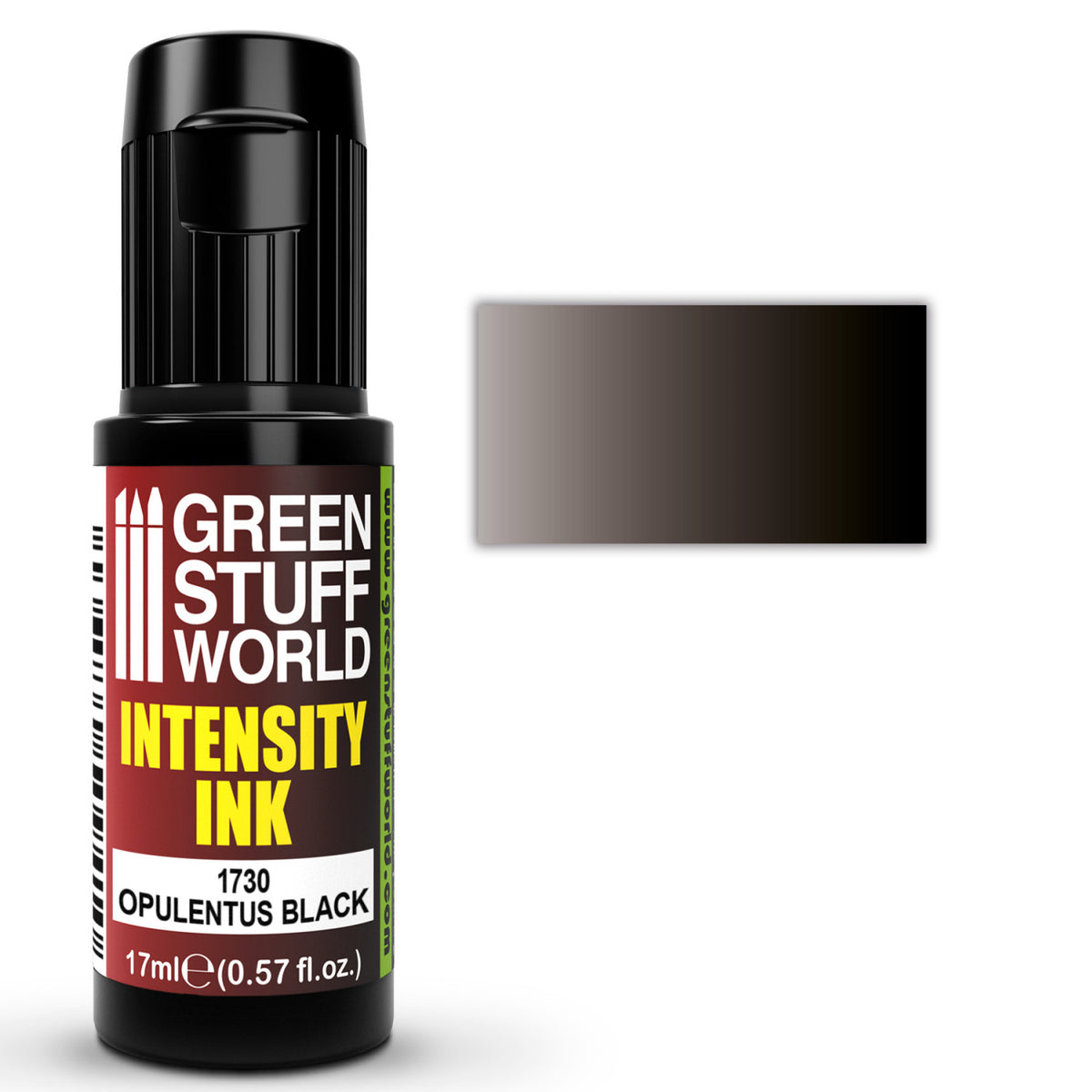 Detalj Intensity Ink Opulentus Black – intenzivna crna akrilna tinta za airbrush i precizne efekte