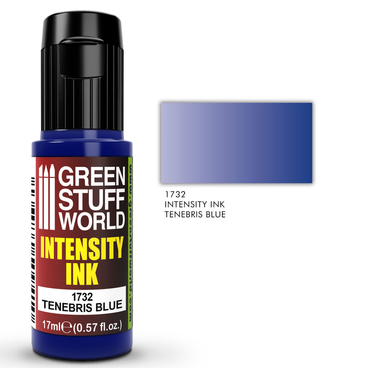 Detalj Intensity Ink Tenebris Blue – intenzivna plava akrilna tinta za fine efekte i airbrush
