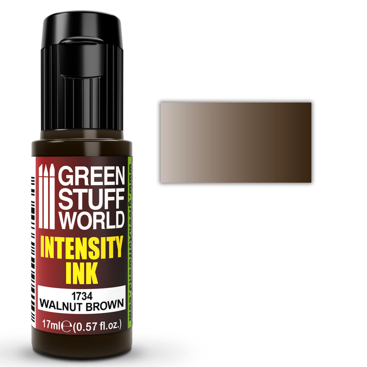 Intensity Ink Walnut Brown 17ml – mat akrilna tinta tamno braon boje za minijature