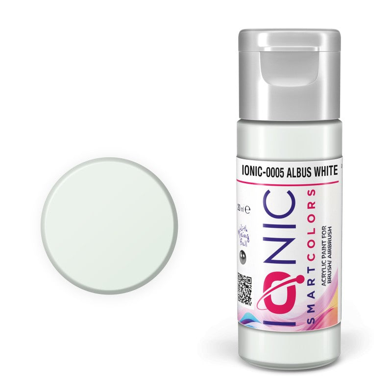 AMMO Ionic Smart Colors Albus White 20ml | Akrilna Boja za Minijature IONIC-0005
