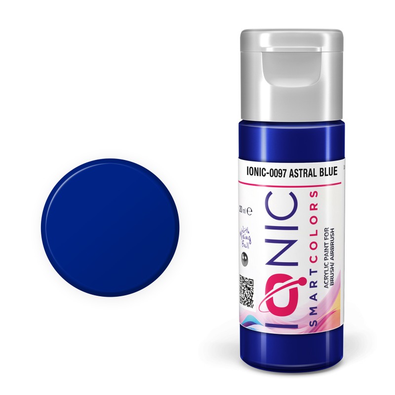 AMMO Ionic Smart Colors Astral Blue 20ml | Akrilna Boja za Minijature IONIC-0097