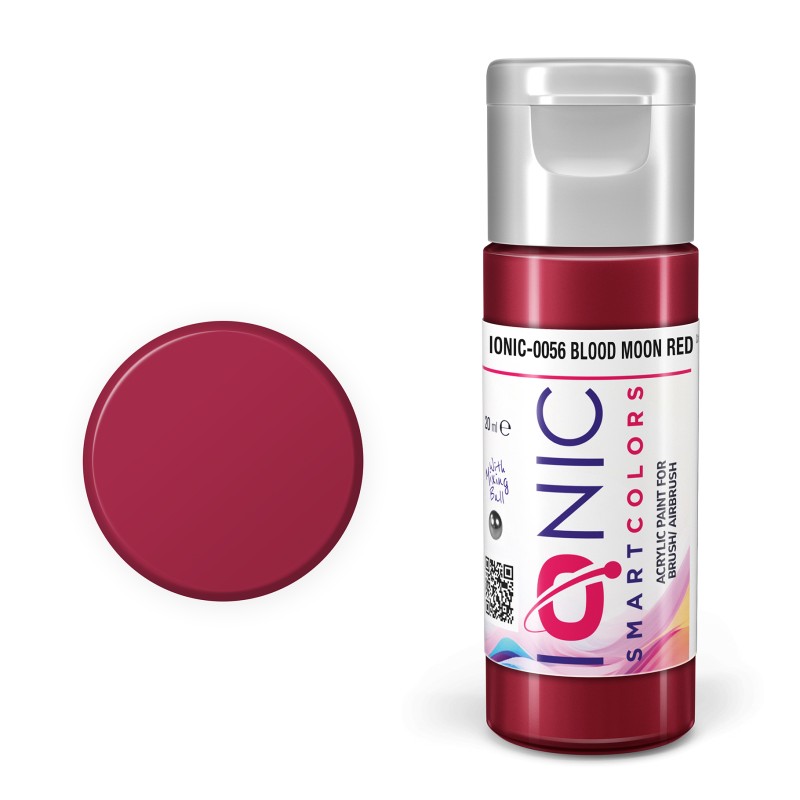 AMMO Ionic Smart Colors Blood Moon Red 20ml | Akrilna Boja za Minijature IONIC-0056