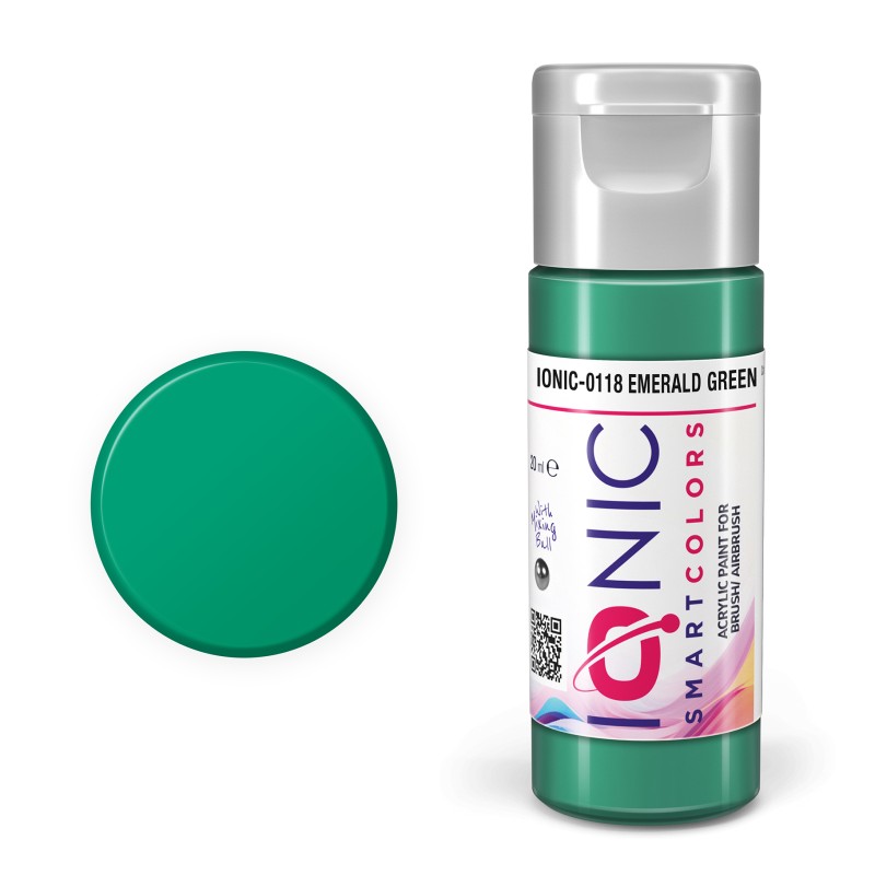 AMMO Ionic Smart Colors Emerald Green 20ml | Akrilna Boja za Minijature IONIC-0118