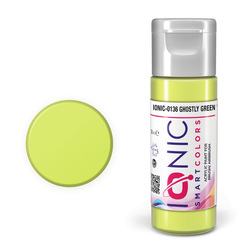 AMMO Ionic Smart Colors Ghostly Green 20ml | Akrilna Boja za Minijature IONIC-0136