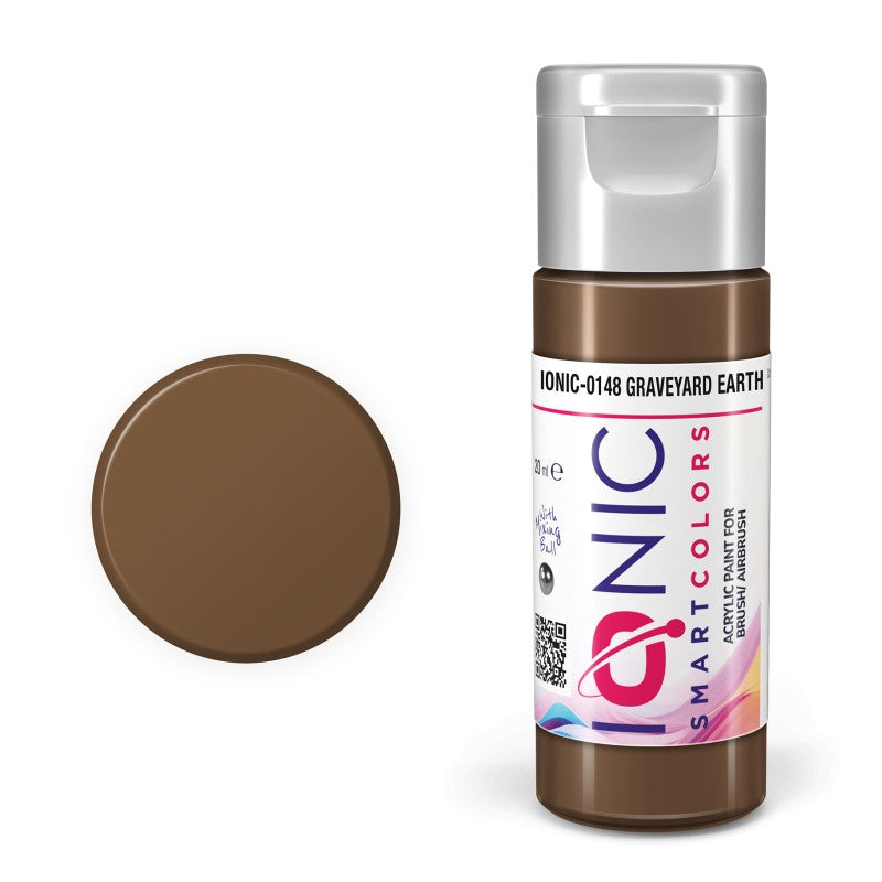 AMMO Ionic Smart Colors Graveyard Earth 20ml | Akrilna Boja za Minijature IONIC-0148